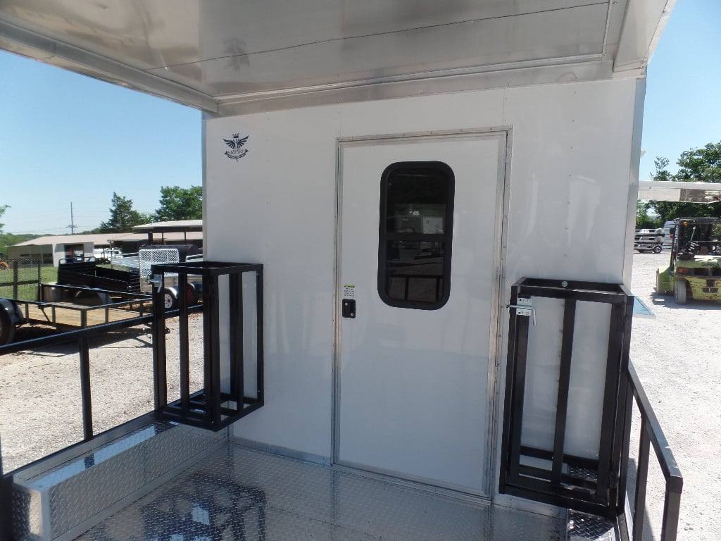 8.5' x 22' White BBQ Porch Concession Food Event Catering
