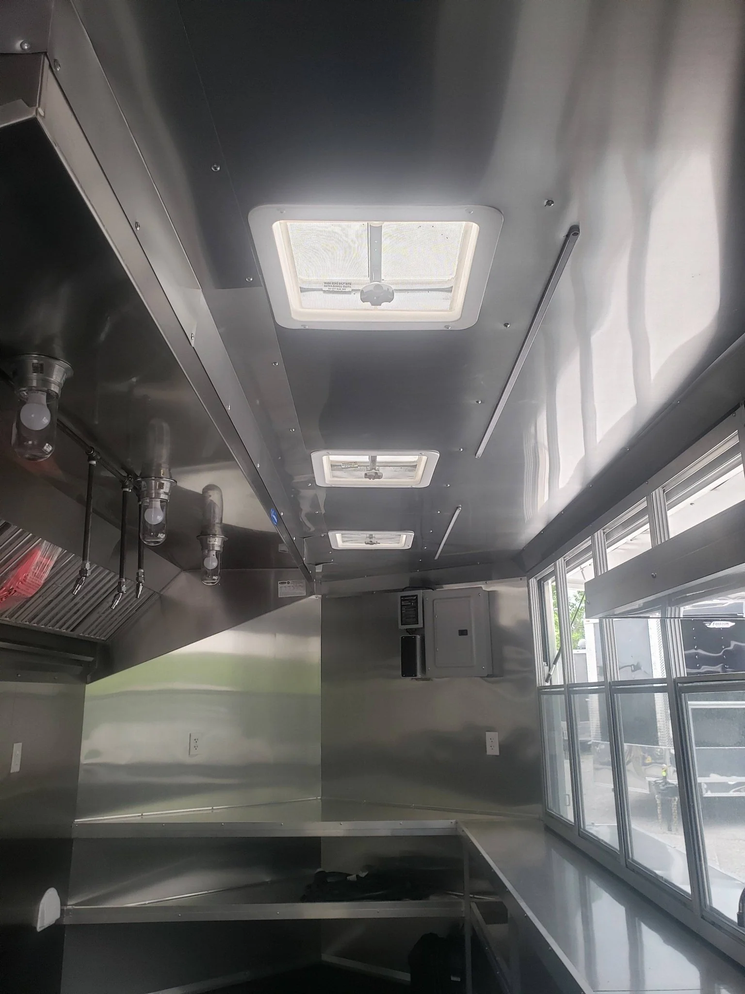 8.5' x 22' White Concession Food Trailer
