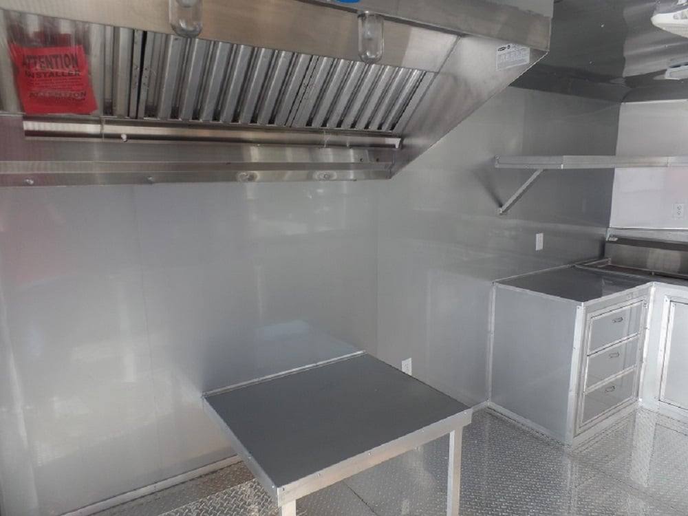 607-8.5-x-22-white-concession-food-trailer-bbq-event-catering-11.jpg 8.5' x 22' White Concession Food Trailer BBQ Event Catering