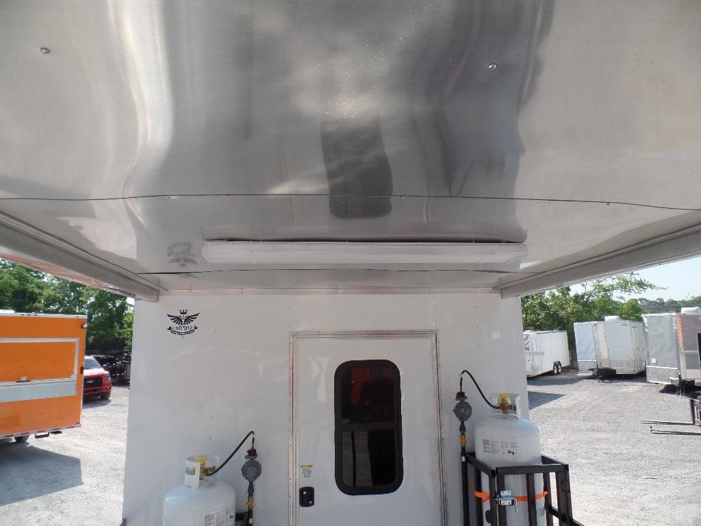 608-8.5-x-22-white-concession-porch-style-bbq-trailer-with-appliances-15.jpg 8.5' x 22' White Concession Porch Style BBQ Trailer With Appliances