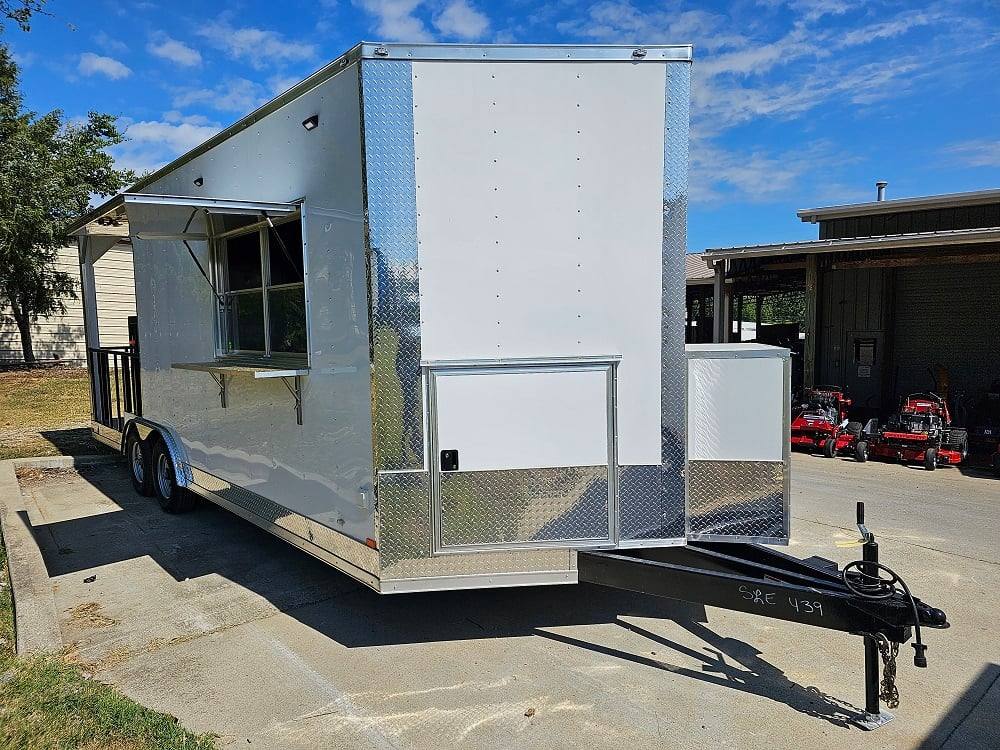 609-8.5-x-22-white-concession-trailer-bbq-porch-food-event-catering-11.jpg 8.5' X 22' White Concession Trailer BBQ Porch Food Event Catering