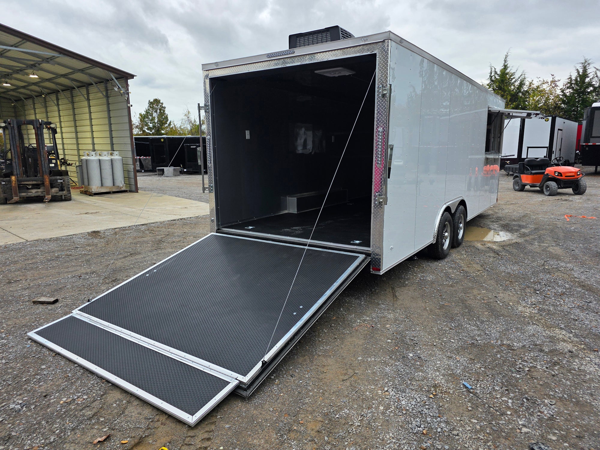 611-8.5-x-22-white-custom-concession-trailer-food-event-catering-21.jpg 8.5' X 22' White Custom Concession Trailer Food Event Catering