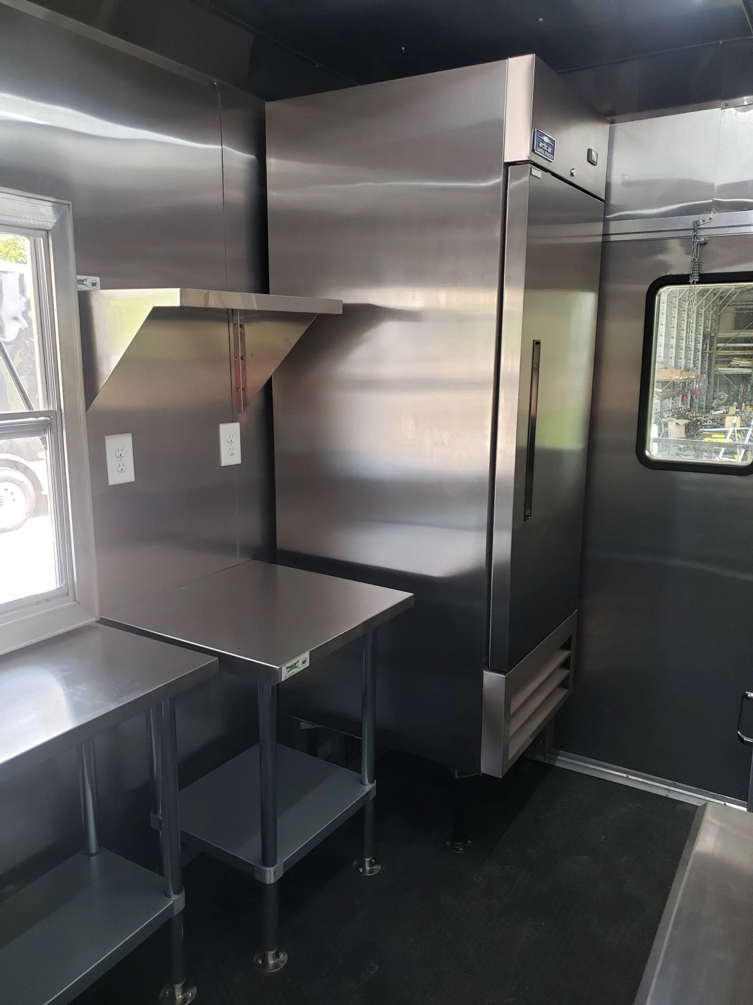 612-8.5-x-22-white-porch-style-food-vending-concession-trailer-with-appliances-23.webp 8.5' x 22' White Porch Style Food Vending Concession Trailer with Appliances