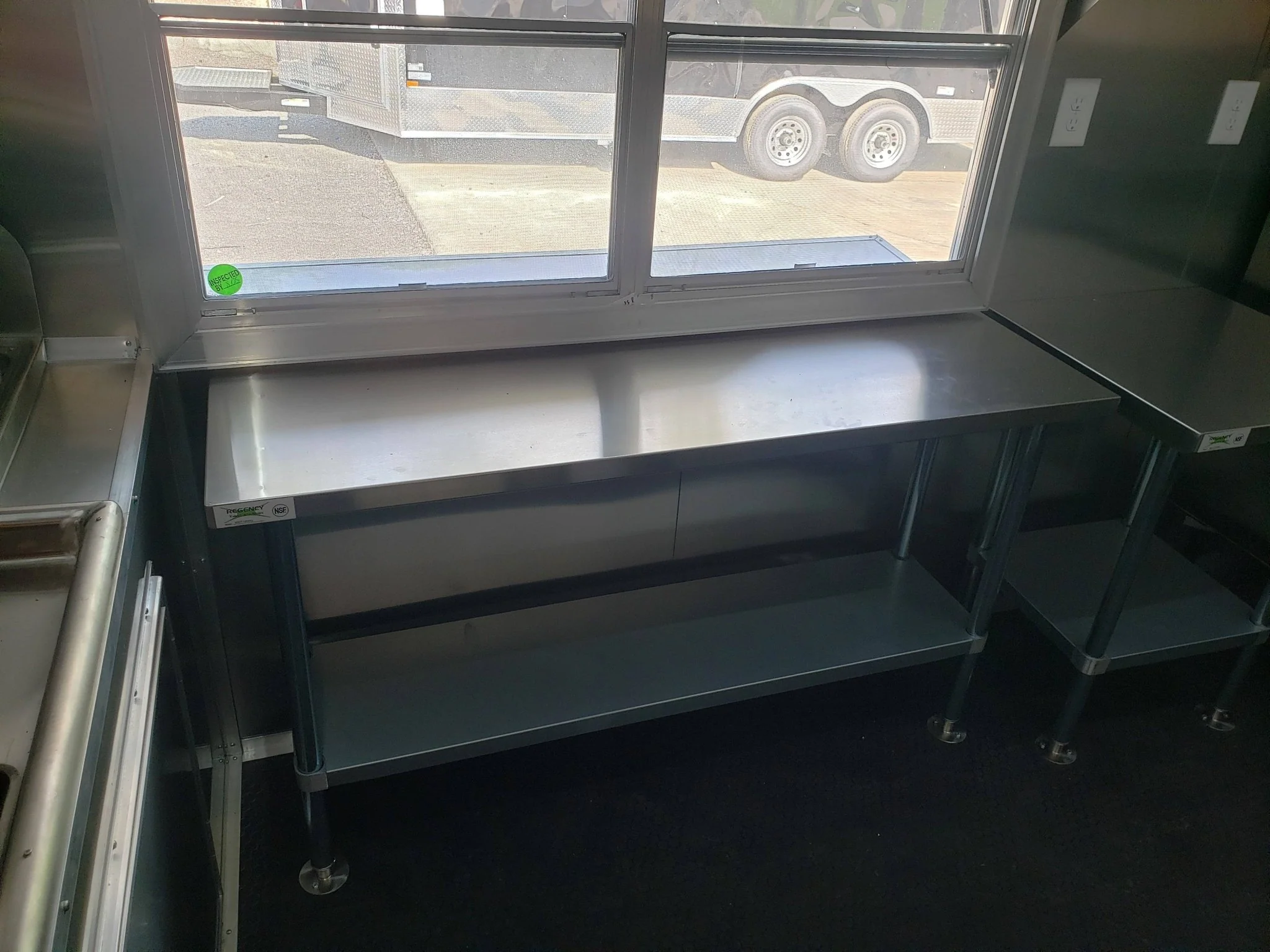 612-8.5-x-22-white-porch-style-food-vending-concession-trailer-with-appliances-25.webp 8.5' x 22' White Porch Style Food Vending Concession Trailer with Appliances