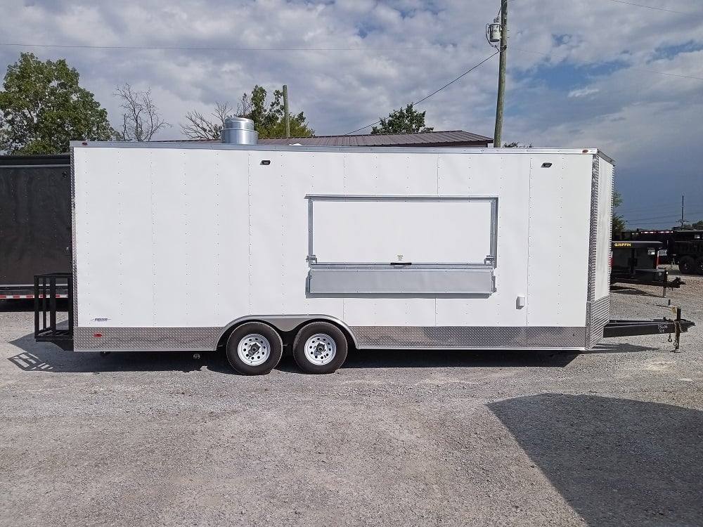 613-8.5-x-22-white-v-nose-event-concession-trailer-with-appliances-10.jpg 8.5' x 22' White V-Nose Event Concession Trailer with Appliances