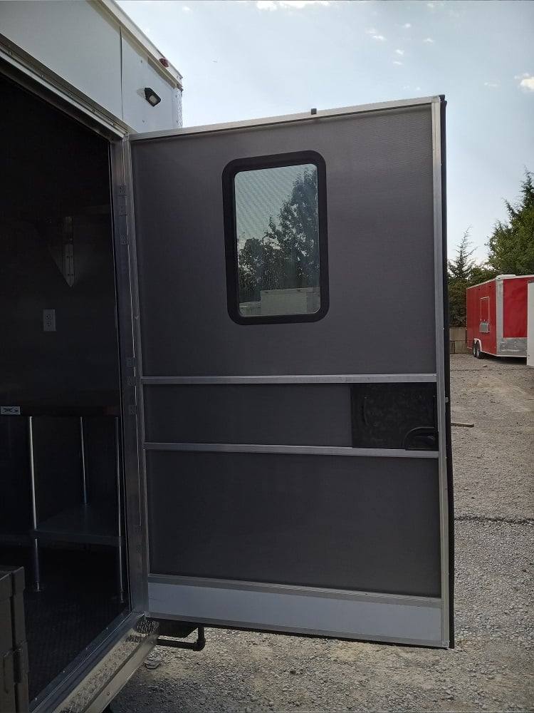 613-8.5-x-22-white-v-nose-event-concession-trailer-with-appliances-31.jpg 8.5' x 22' White V-Nose Event Concession Trailer with Appliances