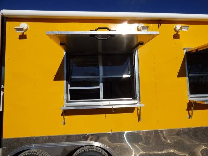 614-8.5-x-22-yellow-concession-bbq-food-event-catering-trailer-30.jpg 8.5' x 22' Yellow Concession BBQ Food Event Catering Trailer