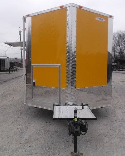 614-8.5-x-22-yellow-concession-bbq-food-event-catering-trailer-39.jpg 8.5' x 22' Yellow Concession BBQ Food Event Catering Trailer