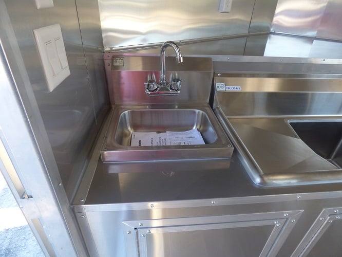 615-8.5-x-22-yellow-concession-bbq-food-trailer-with-appliances-13.jpg 8.5' x 22' Yellow Concession BBQ Food Trailer With Appliances