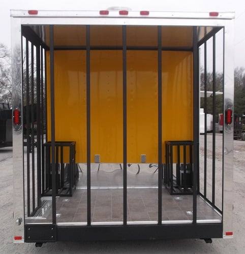 615-8.5-x-22-yellow-concession-bbq-food-trailer-with-appliances-23.jpg 8.5' x 22' Yellow Concession BBQ Food Trailer With Appliances