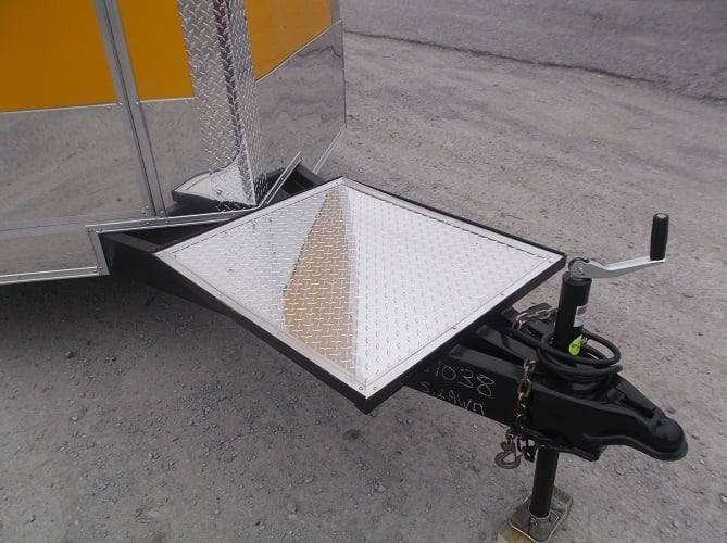 615-8.5-x-22-yellow-concession-bbq-food-trailer-with-appliances-28.jpg 8.5' x 22' Yellow Concession BBQ Food Trailer With Appliances