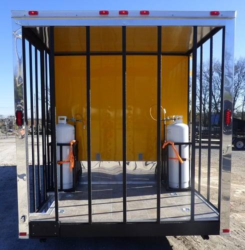 615-8.5-x-22-yellow-concession-bbq-food-trailer-with-appliances-50.jpg 8.5' x 22' Yellow Concession BBQ Food Trailer With Appliances