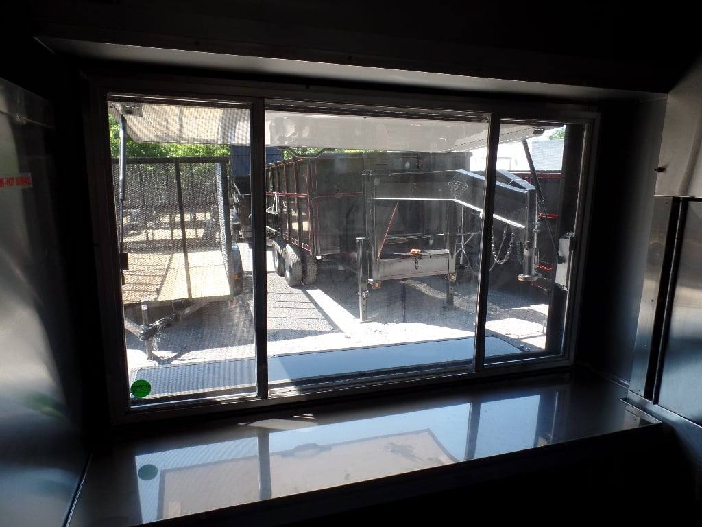 8.5' x 23' Concession Black BBQ Food Trailer With Appliances