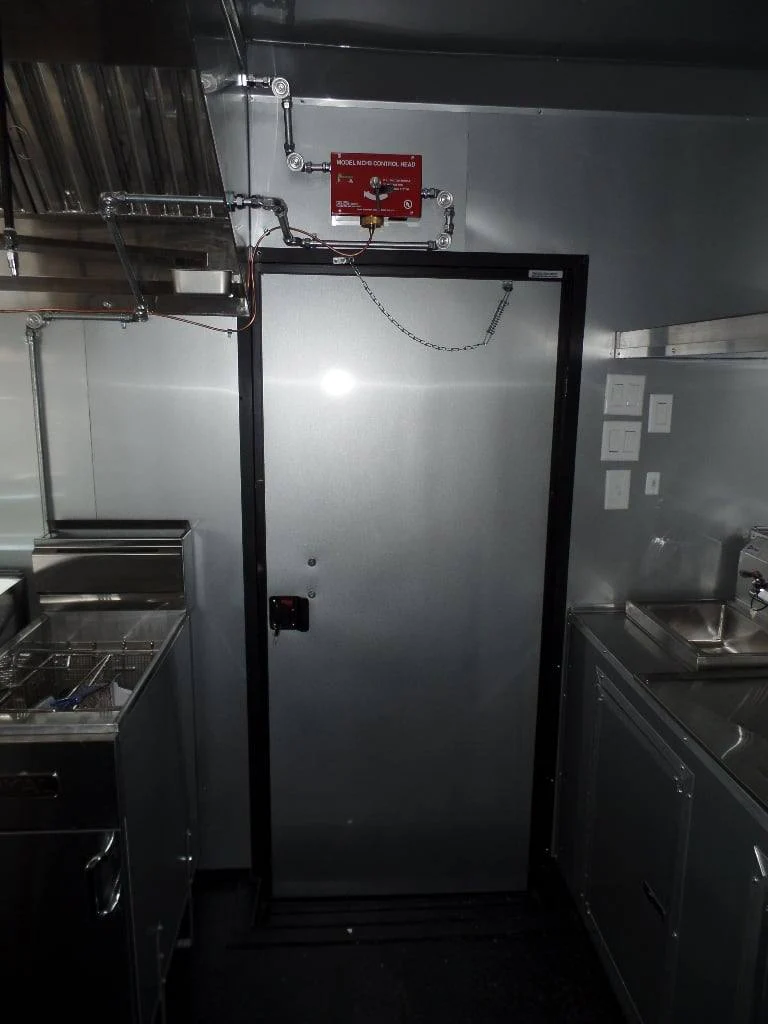 8.5' x 23' Concession Black BBQ Food Trailer With Appliances