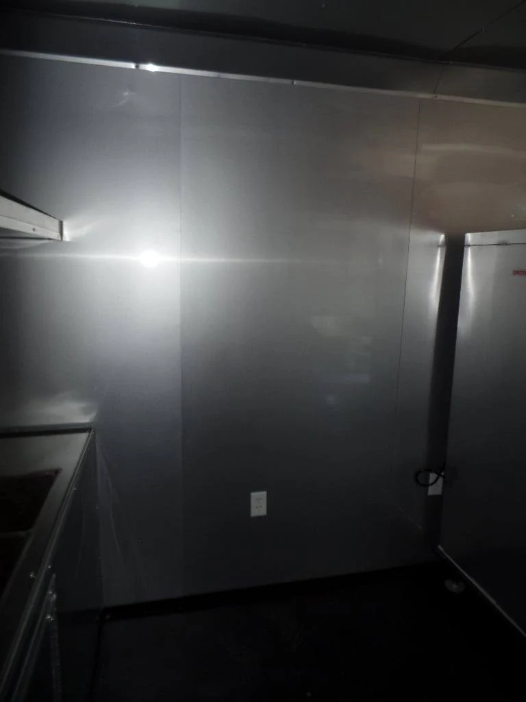 8.5' x 23' Concession Black BBQ Food Trailer With Appliances