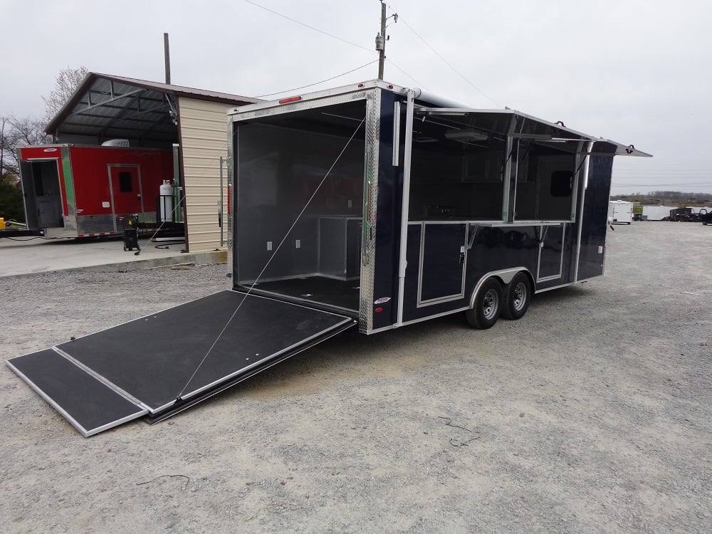617-8.5-x-23-indigo-blue-concession-food-trailer-22.jpg 8.5' x 23' Indigo Blue Concession Food Trailer