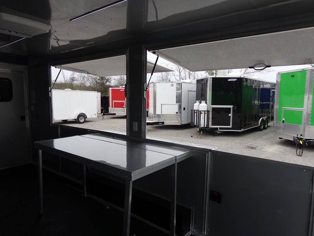 617-8.5-x-23-indigo-blue-concession-food-trailer-5.jpg 8.5' x 23' Indigo Blue Concession Food Trailer