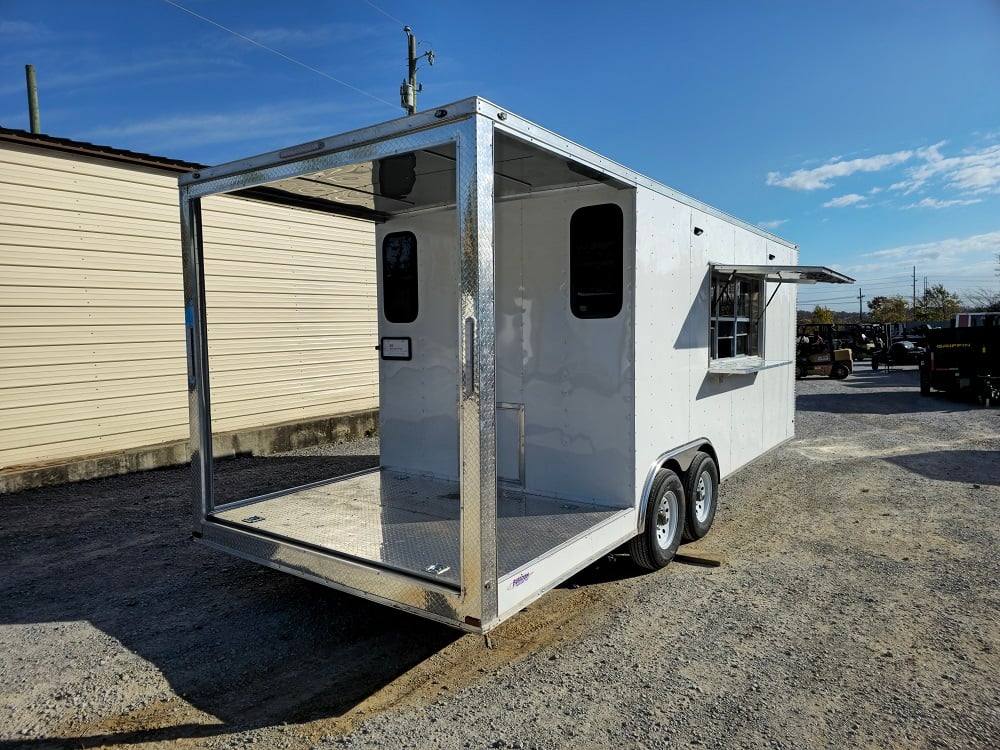 618-8.5-x-23-white-pizza-concession-trailer-vending-15.jpg 8.5' X 23' White Pizza Concession Trailer Vending