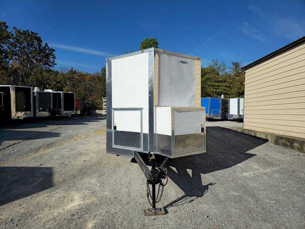 618-8.5-x-23-white-pizza-concession-trailer-vending-2.jpg 8.5' X 23' White Pizza Concession Trailer Vending