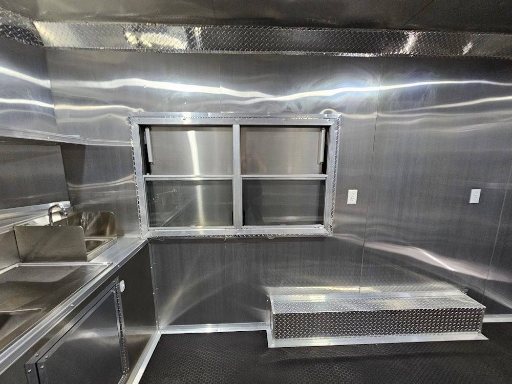 62-8.5-x-14-white-concession-food-event-catering-trailer-17.jpg 8.5' X 14' White Concession Food Event Catering Trailer