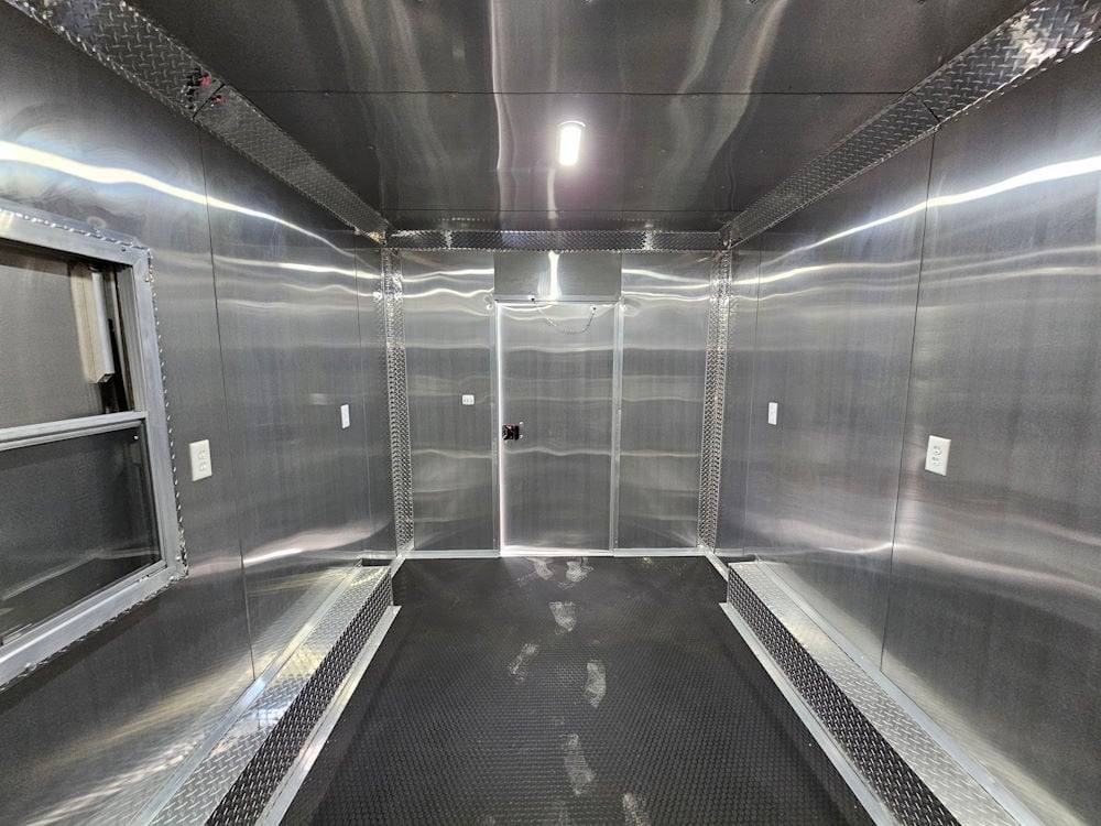 62-8.5-x-14-white-concession-food-event-catering-trailer-18.jpg 8.5' X 14' White Concession Food Event Catering Trailer