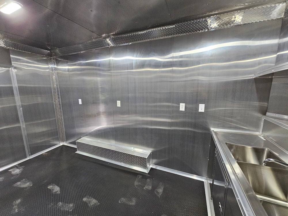 62-8.5-x-14-white-concession-food-event-catering-trailer-19.jpg 8.5' X 14' White Concession Food Event Catering Trailer