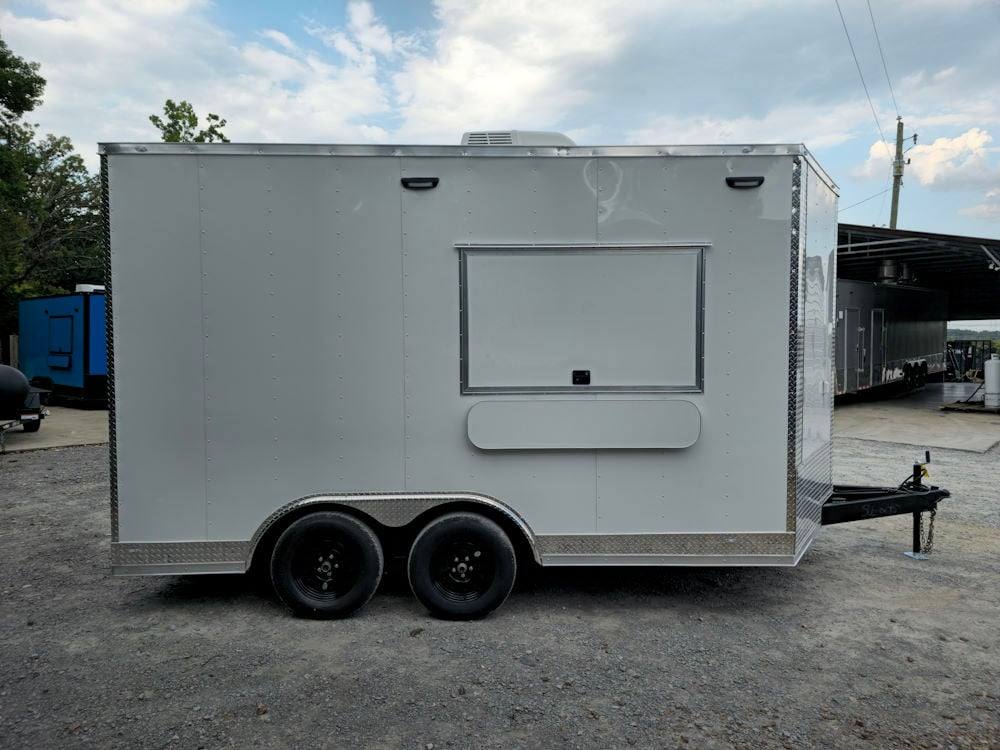 62-8.5-x-14-white-concession-food-event-catering-trailer-8.jpg 8.5' X 14' White Concession Food Event Catering Trailer
