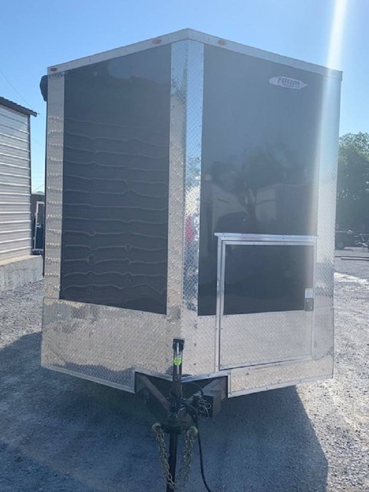 624-8.5-x-24-black-bbq-porch-concession-food-trailer-12.jpg 8.5' x 24' Black BBQ Porch Concession Food Trailer