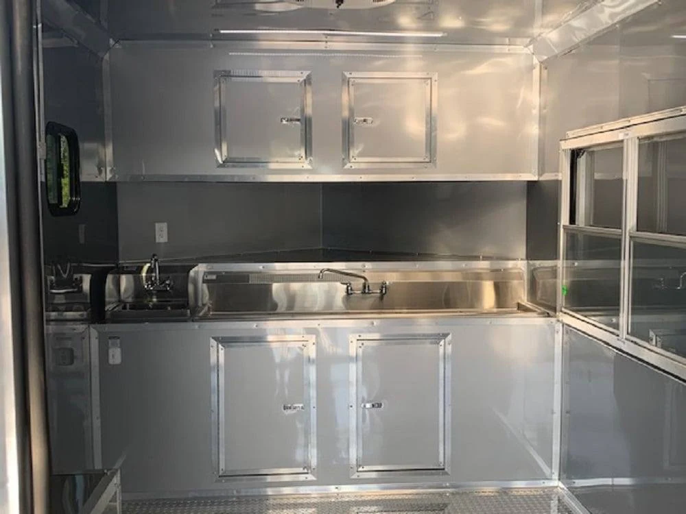 624-8.5-x-24-black-bbq-porch-concession-food-trailer-3.webp 8.5' x 24' Black BBQ Porch Concession Food Trailer