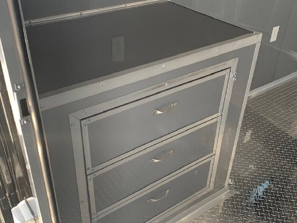 624-8.5-x-24-black-bbq-porch-concession-food-trailer-9.jpg 8.5' x 24' Black BBQ Porch Concession Food Trailer
