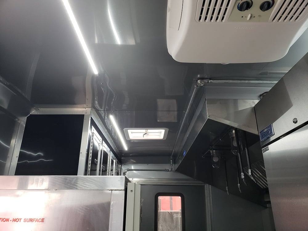 625-8.5-x-24-black-bbq-porch-concession-food-trailer-with-appliances-13.jpg 8.5' x 24' Black BBQ Porch Concession Food Trailer With Appliances