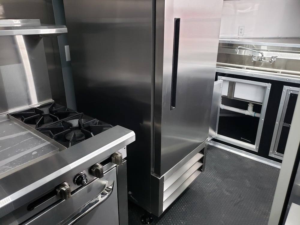 625-8.5-x-24-black-bbq-porch-concession-food-trailer-with-appliances-14.jpg 8.5' x 24' Black BBQ Porch Concession Food Trailer With Appliances