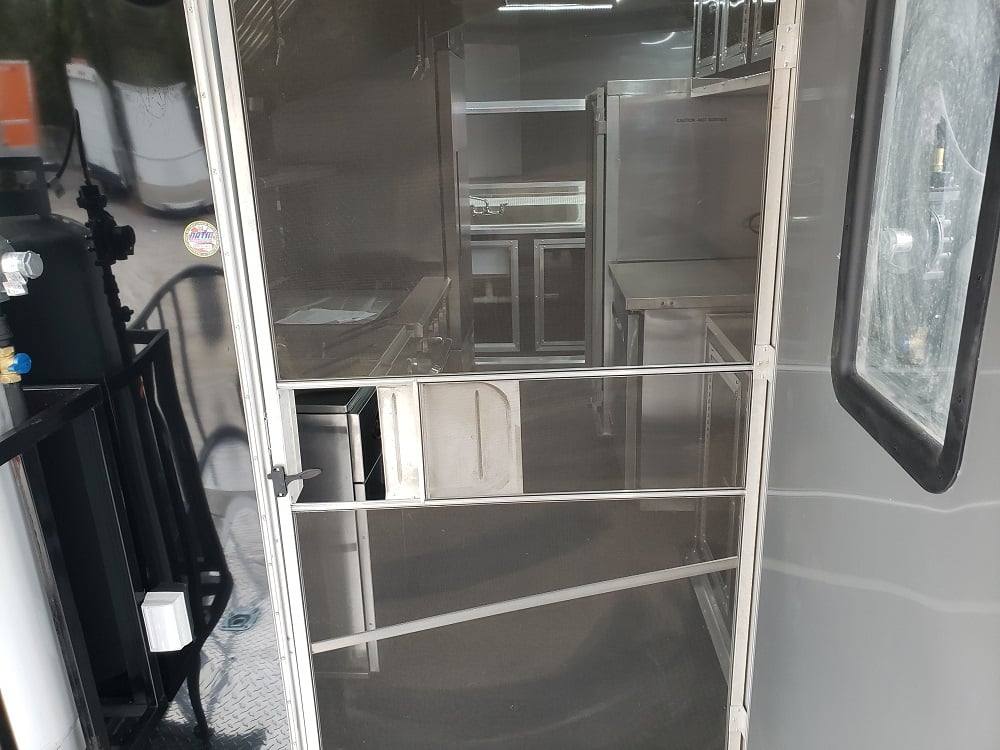 625-8.5-x-24-black-bbq-porch-concession-food-trailer-with-appliances-24.jpg 8.5' x 24' Black BBQ Porch Concession Food Trailer With Appliances