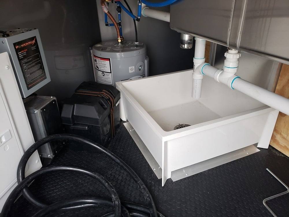 625-8.5-x-24-black-bbq-porch-concession-food-trailer-with-appliances-25.jpg 8.5' x 24' Black BBQ Porch Concession Food Trailer With Appliances