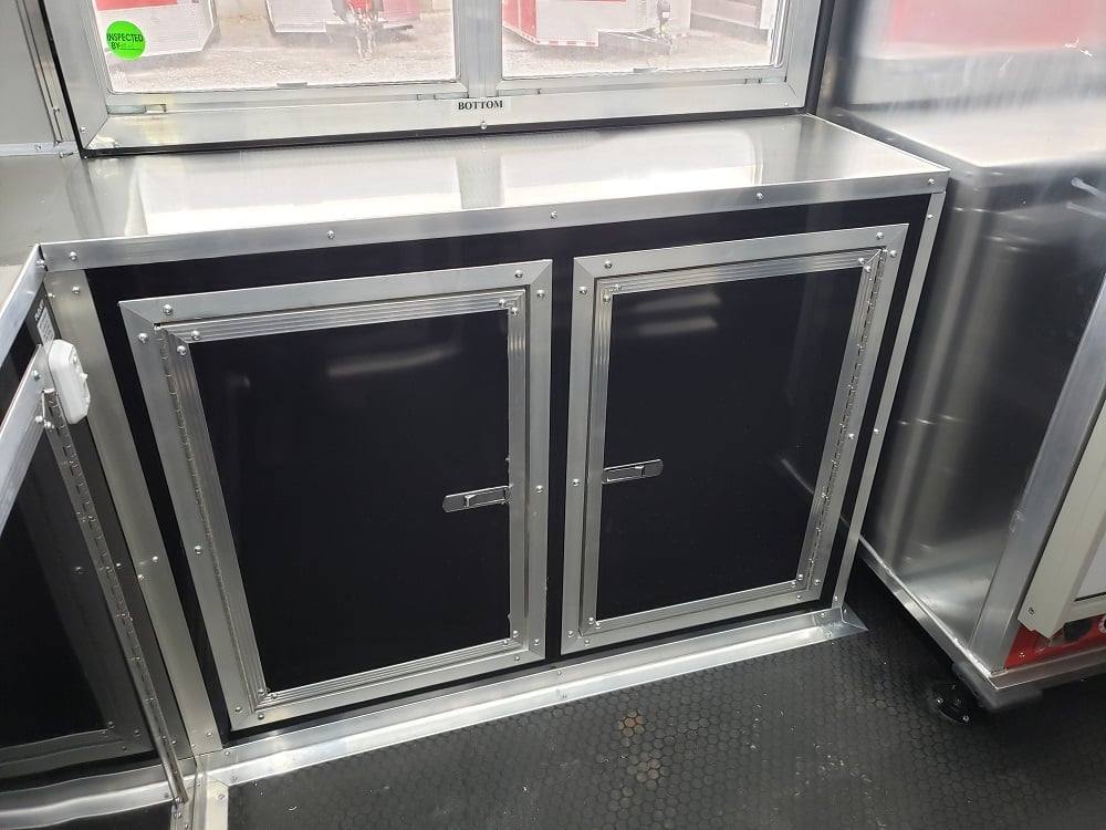 625-8.5-x-24-black-bbq-porch-concession-food-trailer-with-appliances-31.jpg 8.5' x 24' Black BBQ Porch Concession Food Trailer With Appliances