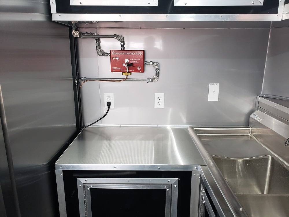 625-8.5-x-24-black-bbq-porch-concession-food-trailer-with-appliances-33.jpg 8.5' x 24' Black BBQ Porch Concession Food Trailer With Appliances
