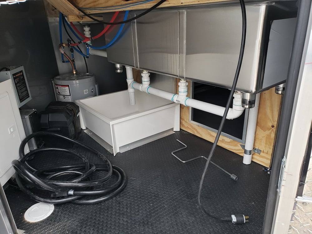 625-8.5-x-24-black-bbq-porch-concession-food-trailer-with-appliances-42.jpg 8.5' x 24' Black BBQ Porch Concession Food Trailer With Appliances
