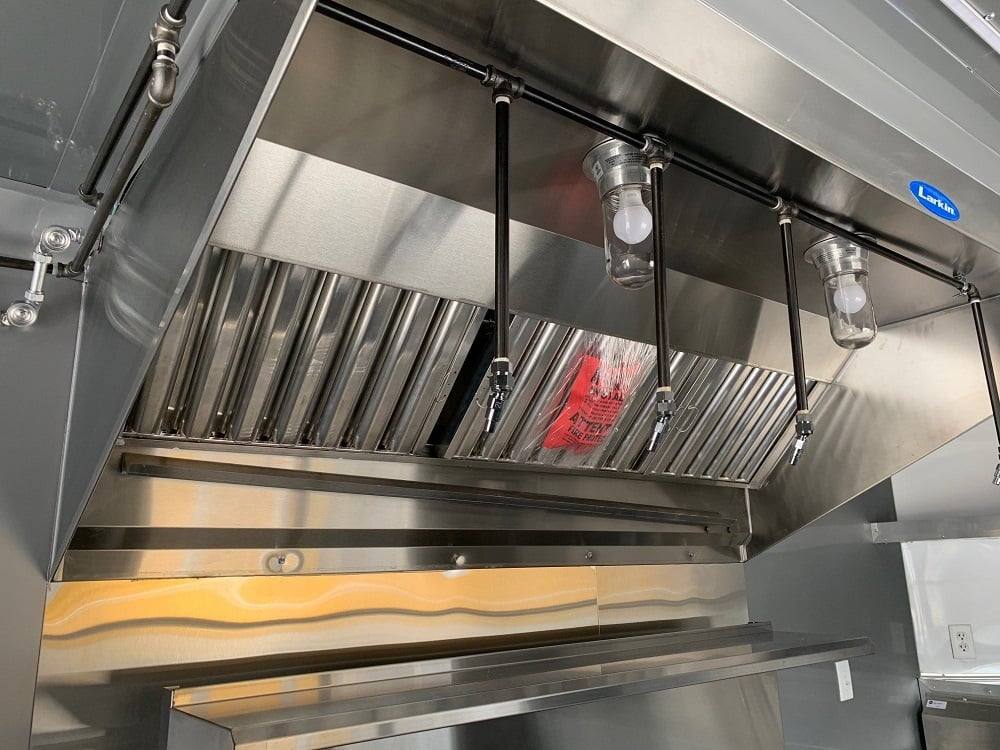 626-8.5-x-24-black-bbq-porch-concession-food-trailer-with-appliances-12.jpg 8.5' x 24' Black BBQ Porch Concession Food Trailer with Appliances
