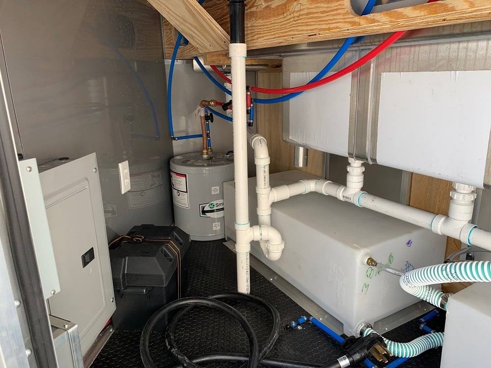 626-8.5-x-24-black-bbq-porch-concession-food-trailer-with-appliances-20.jpg 8.5' x 24' Black BBQ Porch Concession Food Trailer with Appliances
