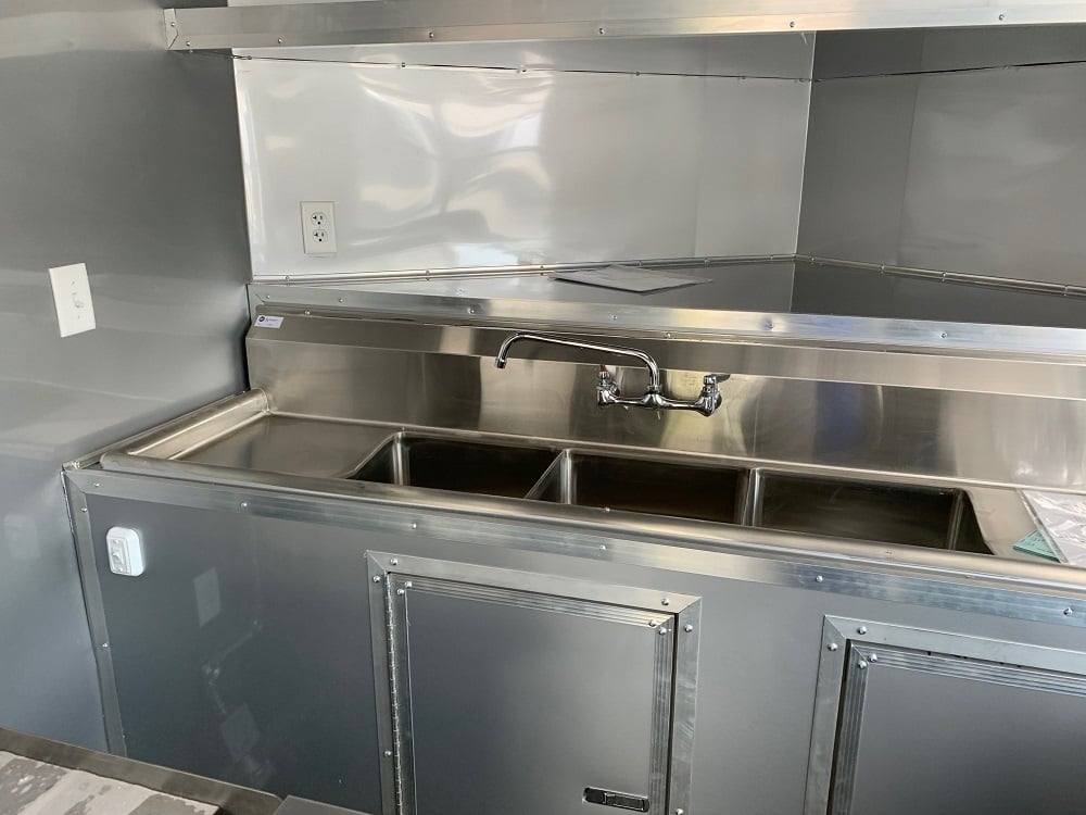 626-8.5-x-24-black-bbq-porch-concession-food-trailer-with-appliances-21.jpg 8.5' x 24' Black BBQ Porch Concession Food Trailer with Appliances