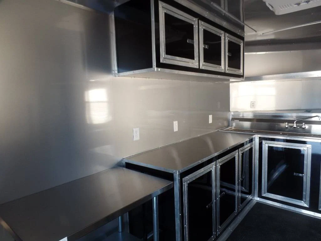 628-8.5-x-24-black-bbq-porch-style-concession-food-trailer-with-appliances-28.webp 8.5' x 24' Black BBQ Porch Style Concession Food Trailer With Appliances