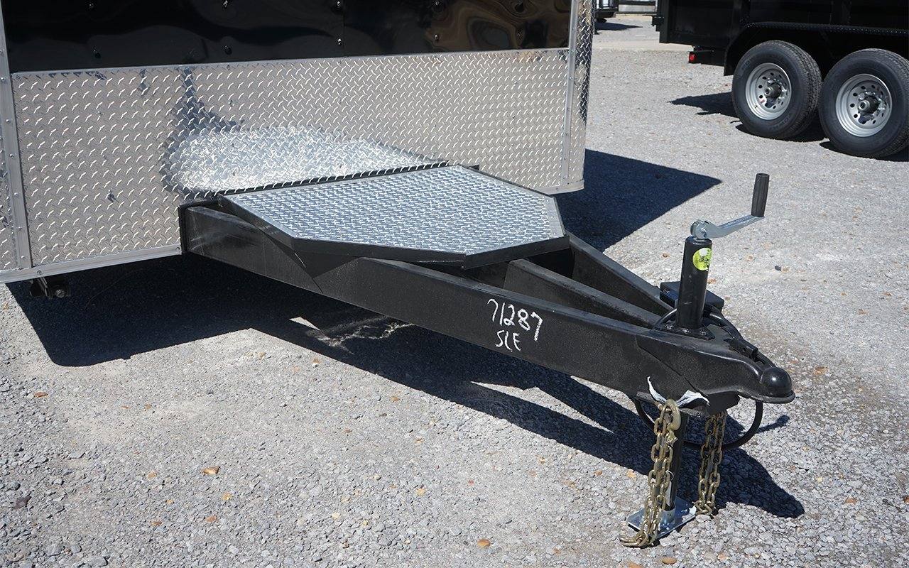 629-8.5-x-24-black-bbq-porch-style-concession-trailer-10.jpg 8.5' x 24' Black BBQ Porch Style Concession Trailer