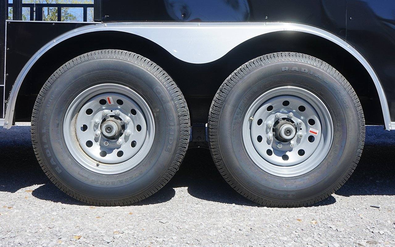 629-8.5-x-24-black-bbq-porch-style-concession-trailer-3.jpg 8.5' x 24' Black BBQ Porch Style Concession Trailer