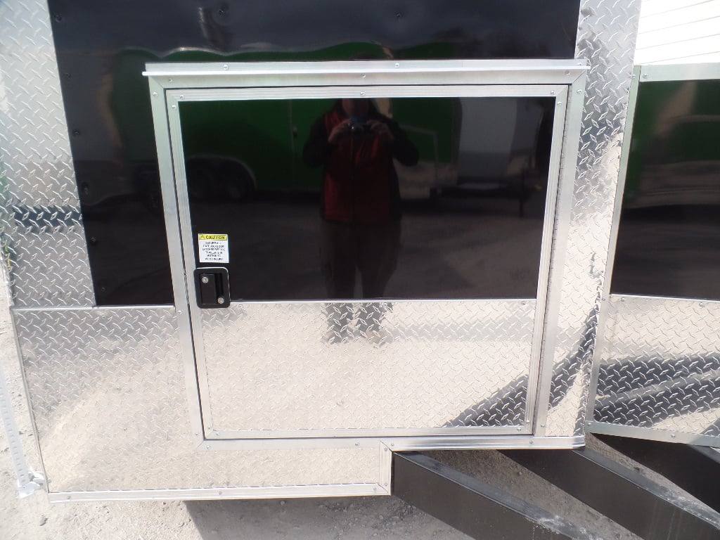 633-8.5-x-24-black-concession-food-trailer-with-appliances-22.jpg 8.5' x 24' Black Concession Food Trailer With Appliances
