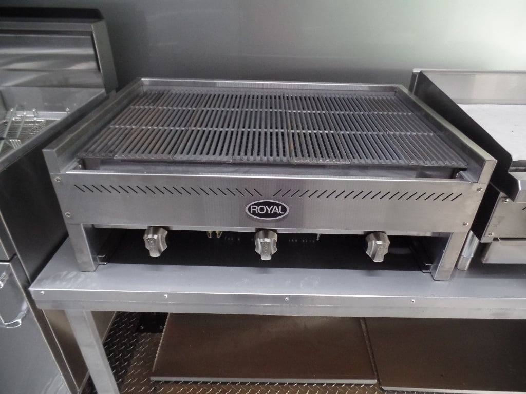 633-8.5-x-24-black-concession-food-trailer-with-appliances-6.jpg 8.5' x 24' Black Concession Food Trailer With Appliances
