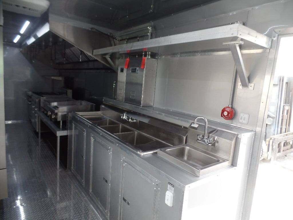 633-8.5-x-24-black-concession-food-trailer-with-appliances-7.jpg 8.5' x 24' Black Concession Food Trailer With Appliances