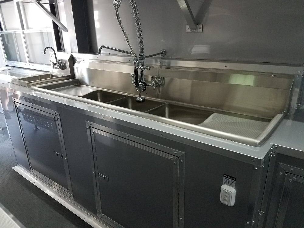 634-8.5-x-24-black-concession-food-trailer-with-appliances-15.jpg 8.5' x 24' Black Concession Food Trailer with Appliances