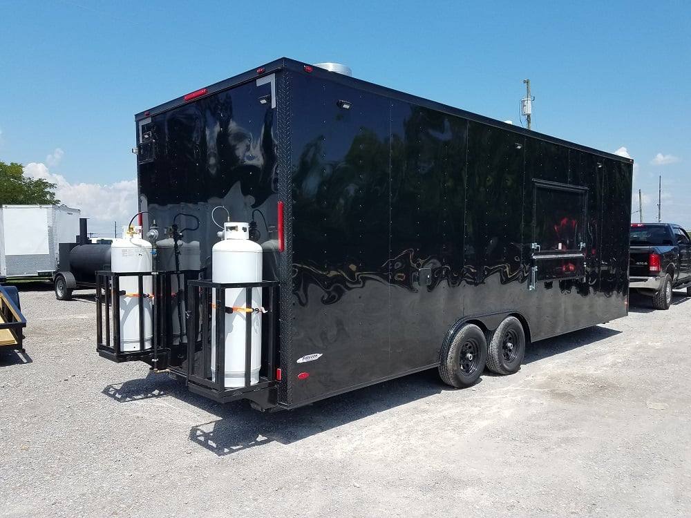 634-8.5-x-24-black-concession-food-trailer-with-appliances-19.jpg 8.5' x 24' Black Concession Food Trailer with Appliances