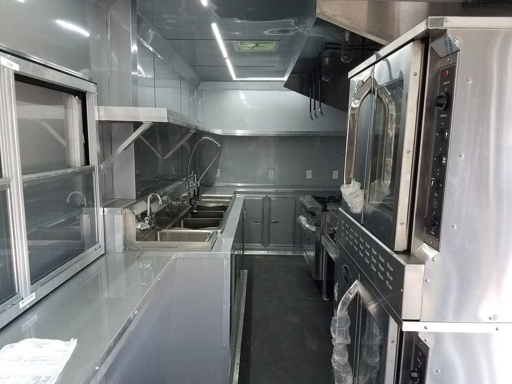 634-8.5-x-24-black-concession-food-trailer-with-appliances-5.jpg 8.5' x 24' Black Concession Food Trailer with Appliances