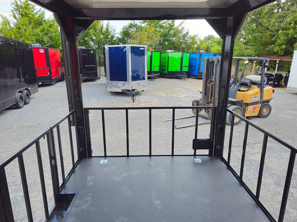 635-8.5-x-24-black-concession-trailer-kettle-corn-event-catering-15.jpg 8.5' X 24' Black Concession Trailer Kettle Corn Event Catering